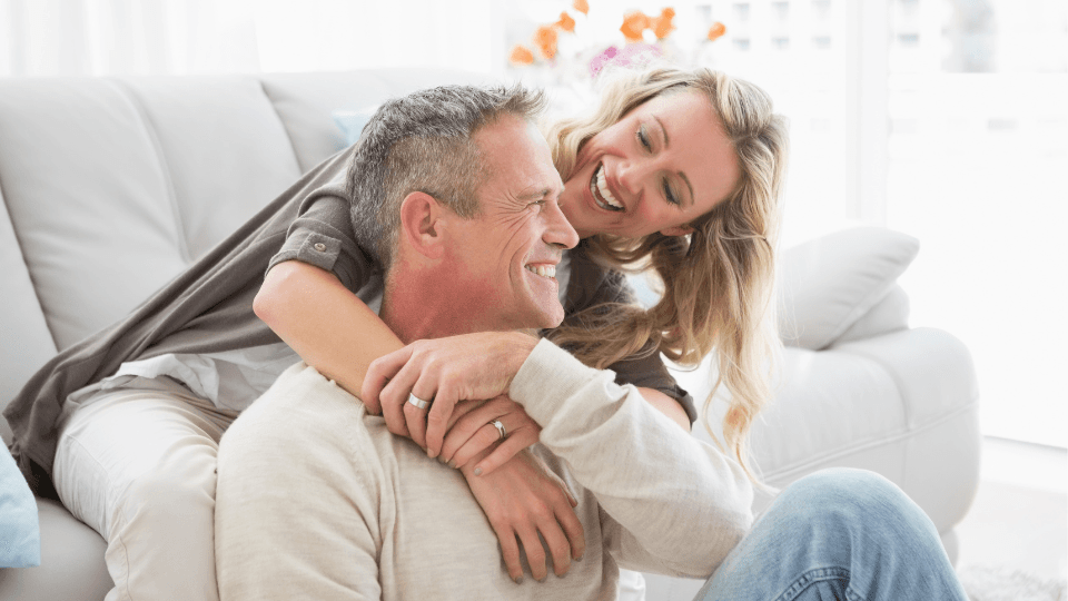 Happy retired couple